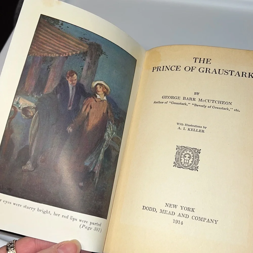 THE PRINCE OF GRAUSTARK BY GEORGE BARR McCUTCHEON 1914 FIRST EDITION